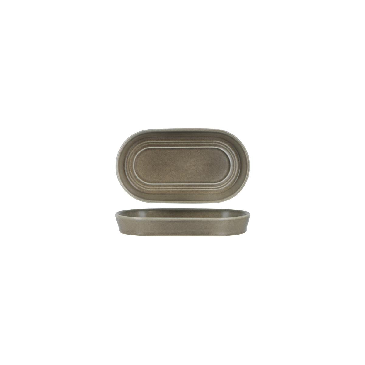 Tablekraft Urban Loft Oval Platter Frost Grey (Sold in sets of 4)