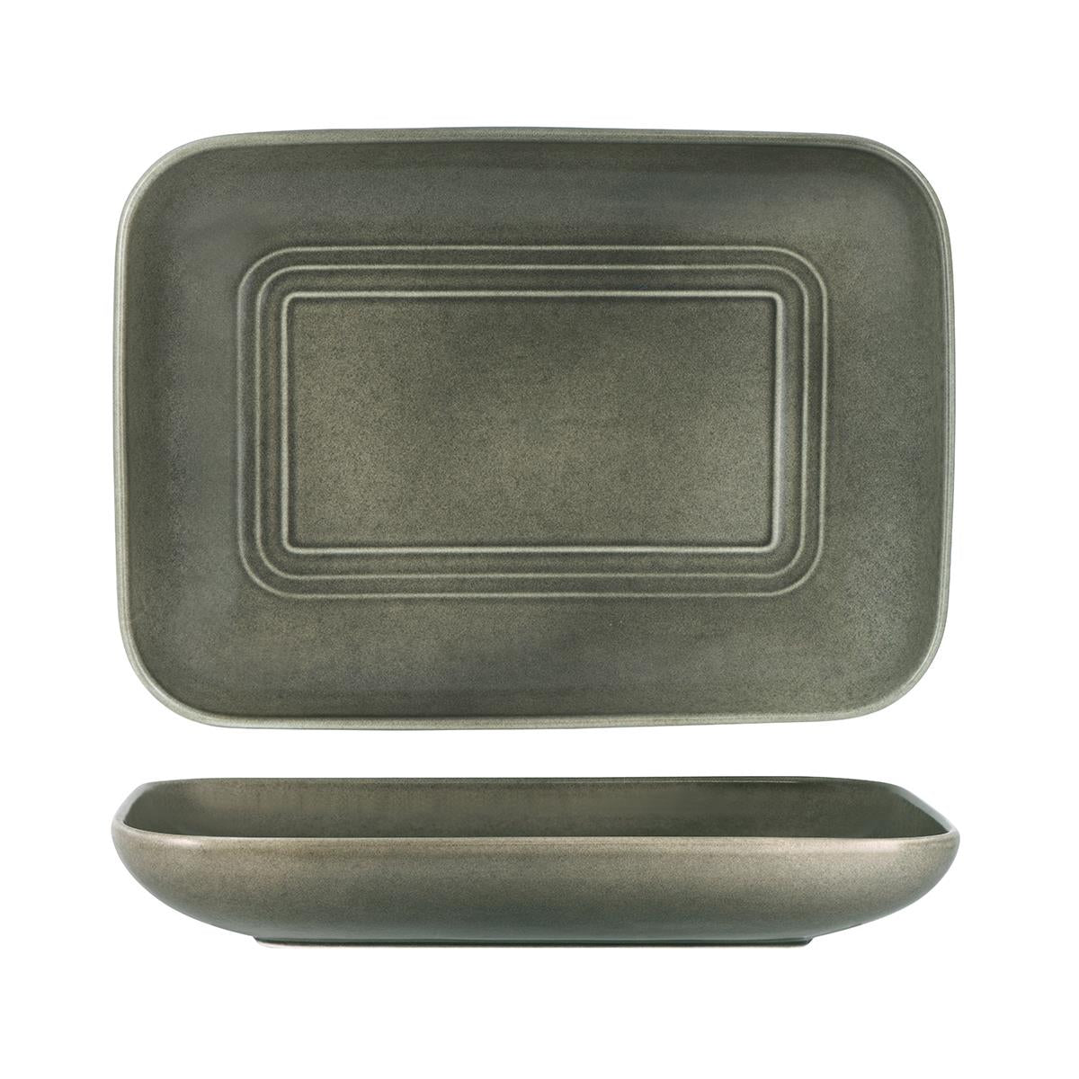 Tablekraft Urban Loft Rect Server 365x265x55mm Frost Grey (Sold in sets of 2)