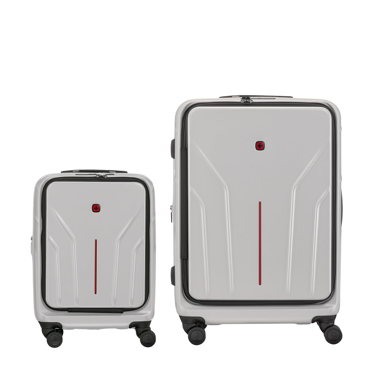 Amplix Hardside 2pc Set Silver - 653333