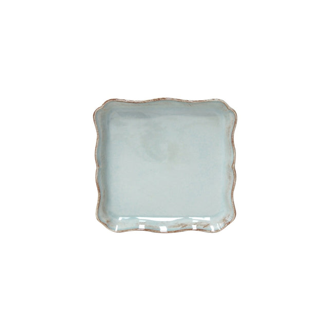 300066 - Costa Nova Alentejo Sqr Tray 210x207x28mm Turq (Jp211-Trq) (Sold in sets of 2)