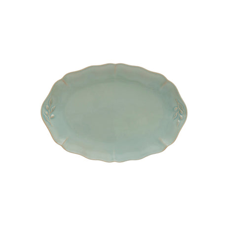300069 - Costa Nova Alentejo Oval Platter 323x222mm Turq (Ja321-Trq)
