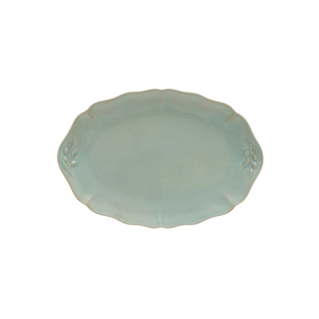 300069 - Costa Nova Alentejo Oval Platter 323x222mm Turq (Ja321-Trq)
