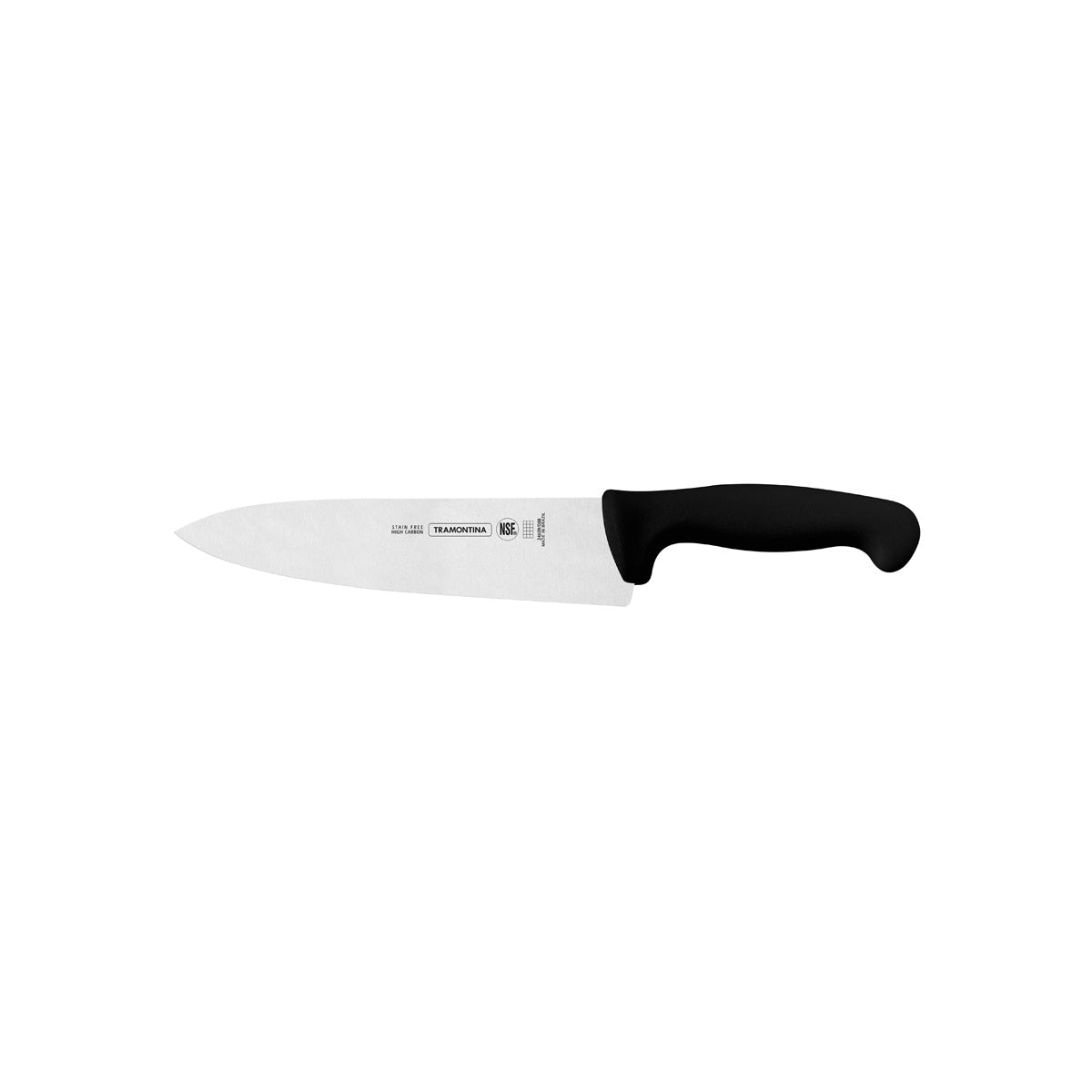 Tramontina Pro Chef's Knife Straight Edge X-Wide 200mm Black Handle