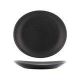 Tablekraft Artistica Oval Coupe Plate Slate (Sold in sets of 4)