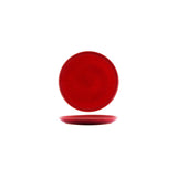 Tablekraft Artistica Round Plate Rld Edge Reactive Red (Sold in sets of 4)