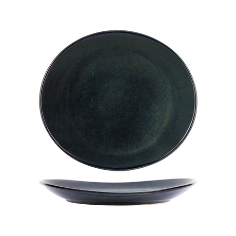 Tablekraft Artistica Oval Plate 295X250X35Mm Midnight Blue
