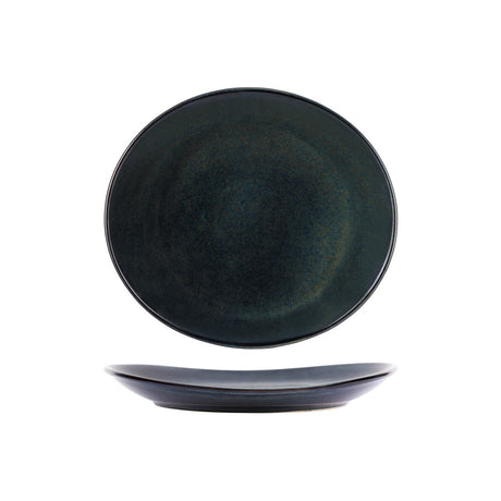 Tablekraft Artistica Oval Plate 250X220X33Mm Midnight Blue