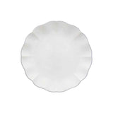 301750 - Costa Nova Rosa Plate White (Sold in sets of 6)