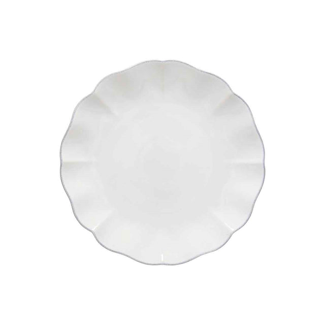 301750 - Costa Nova Rosa Plate White (Sold in sets of 6)