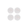 Zanzi Marble Round Coaster ( Set 4) 100X100X6Mm White