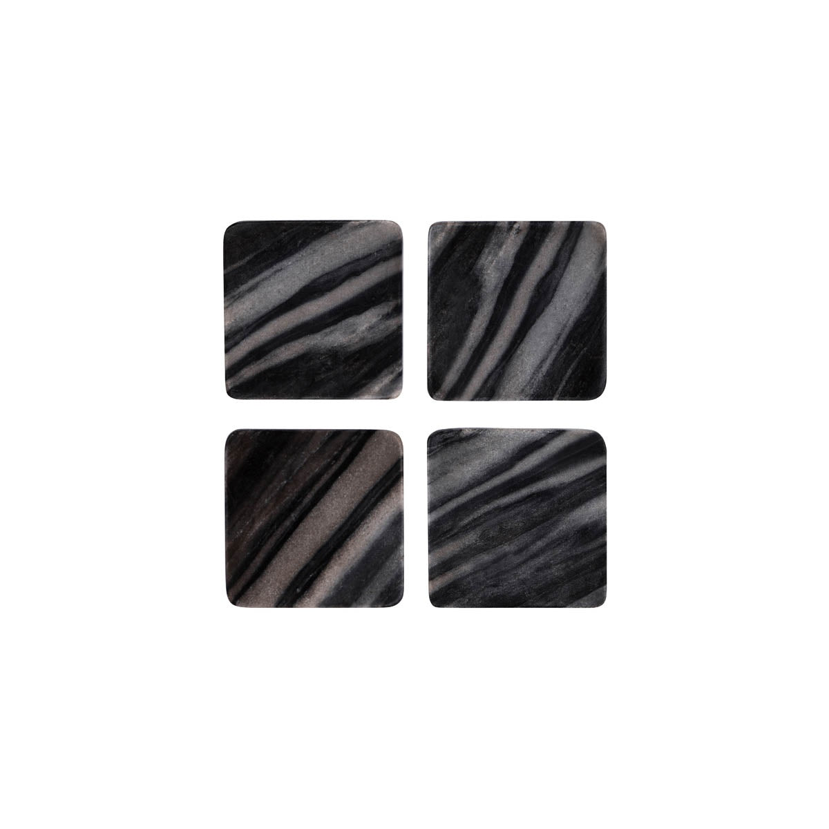 Zanzi Marble Square Coaster (Set 4) 90x90x6mm