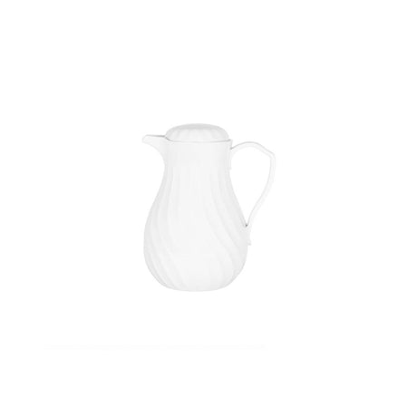 Insulated Jug-0.6Lt White "Connoisserve"