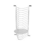 Caterchef Chrome Pizza Trays Racks - Bench & Wall Mount Models (720mm H)