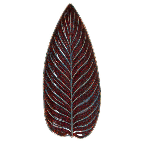 301590 - Costa Nova Riviera Strelizia Leaf 398mm Vigne (Vea401-Vgn) (Sold in sets of 2)