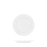 Tablekraft Core White Round Plate Rim Shape (Sold in sets of 6)