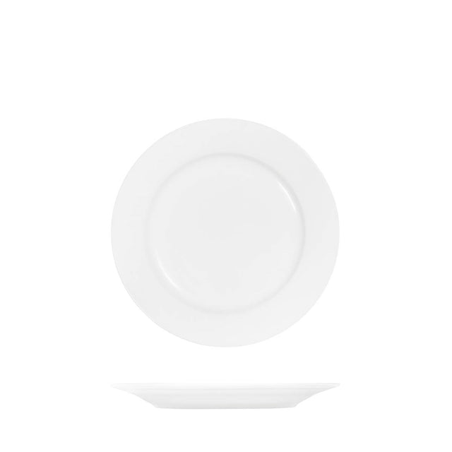 Tablekraft Core White Round Plate Rim Shape - 200Mm