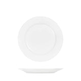 Tablekraft Core White Round Plate Rim Shape - 250Mm