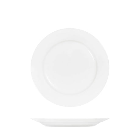 Tablekraft Core White Round Plate Rim Shape - 250Mm