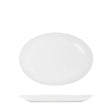 Tablekraft Core White Platter-Oval Coupe Shape -355X260X35Mm
