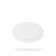 Tablekraft Core White Platter-Oval Rim Shape -260X170X24Mm