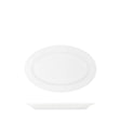 Tablekraft Core White Platter-Oval Rim Shape -300X200X28Mm