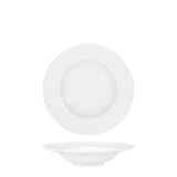 Tablekraft Core White Pasta Plate Wide Rim (Sold in sets of 4)