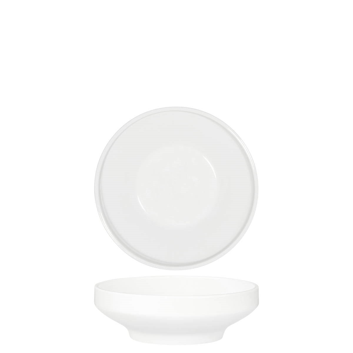 Tablekraft Core White Round Bowl Footed (Sold in sets of 6)