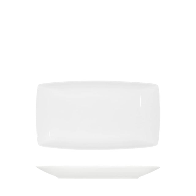 Tablekraft Core White Platter-Rectangle Coupe 360X200X38Mm