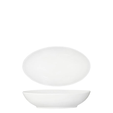 Tablekraft Core White Oval Salad Serving Bowl 305X185X70Mm