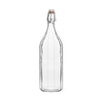 Glass Bottle-Panelled | Round | 1.0Lt