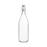 Trenton 1L Glass Beverage Bottles - Square, Round & Panelled Water Bottles (Set of 12)