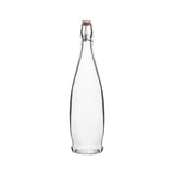 Trenton 1L Glass Beverage Bottles - Square, Round & Panelled Water Bottles (Set of 12)