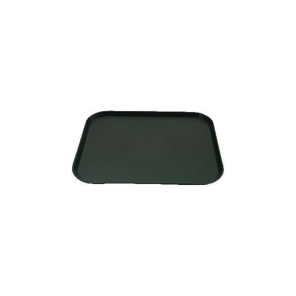 Caterrax Plastic Fast Food Trays - Commercial Cafeteria Serving Trays (Set of 12)