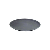 Caterrax Black Fiberglass Bar Trays - Round Non-Slip Serving Trays (11"-16")