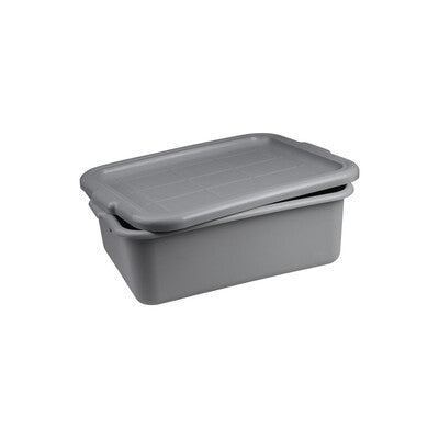 Caterrax Plastic Tote Box Lids - Heavy-Duty Storage Crate Covers