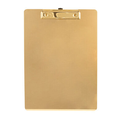 Trenton Gold Stainless Steel Clipboards - Luxury Menu & Bill Holders (A4-A6)