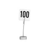 Trenton Alligator Clip Card Holders - Metal Table Number Stands (100x35mm)