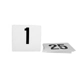 Table Number-105x95mm Set 1-25