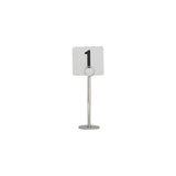 Trenton Heavy Base Ring Clip Table Number Stands - Tall Metal Menu Holders 70mm BASE