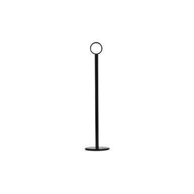Trenton Heavy Base Ring Clip Table Number Stands - Tall Metal Menu Holders 70mm BASE