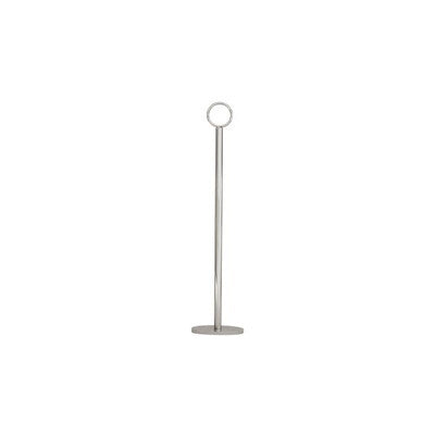 Trenton Heavy Base Ring Clip Table Number Stands - Tall Metal Menu Holders 70mm BASE