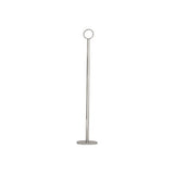 Trenton Heavy Base Ring Clip Table Number Stands - Tall Metal Menu Holders 70mm BASE