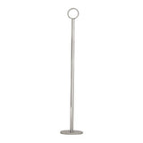 Trenton Heavy Base Ring Clip Table Number Stands - Tall Metal Menu Holders 70mm BASE