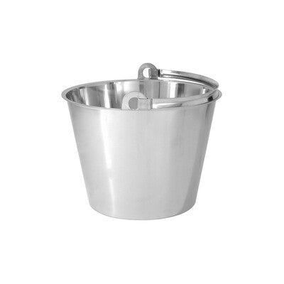 Trenton Stainless Steel Water Pails - Heavy-Duty Commercial Buckets (10L-15L)