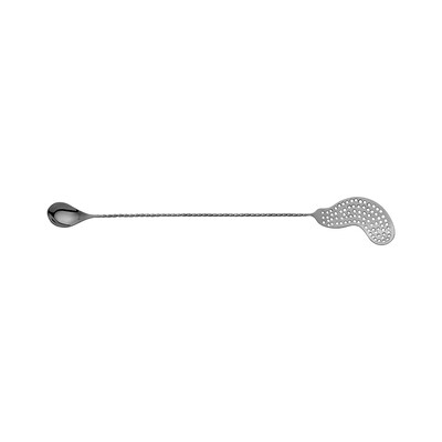 Moda Gunmetal Bar Spoons - Stainless Steel Cocktail Stirrers (320mm-410mm)