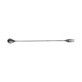Moda Gunmetal Bar Spoons - Stainless Steel Cocktail Stirrers (320mm-410mm)