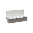 Condiment Dispenser-S/S | 5 Comp.