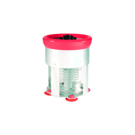 Single Glass Brush-Alum. | W/Suction Cups