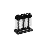 Caterrax Triple Glass Washer Brush with Suction Cups