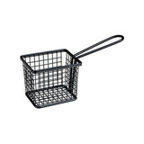 Moda Black Stainless Steel Food Presentation Serving Basket